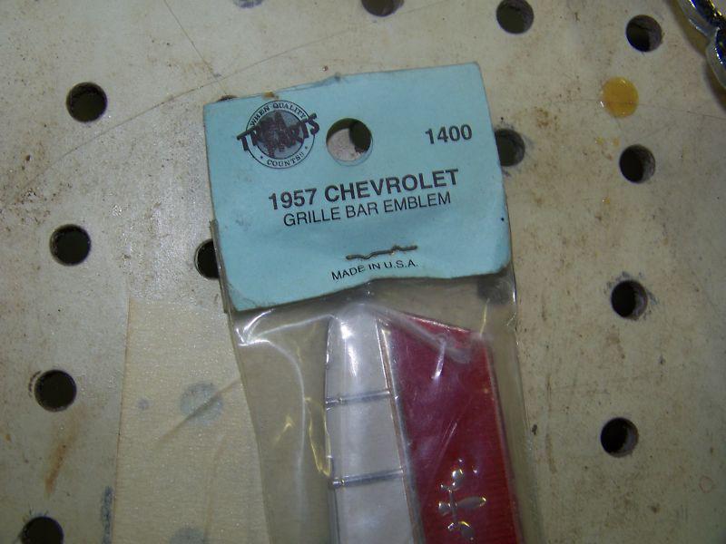 1957 Chevy grill bar insert emblem #3, US $23.99, image 2