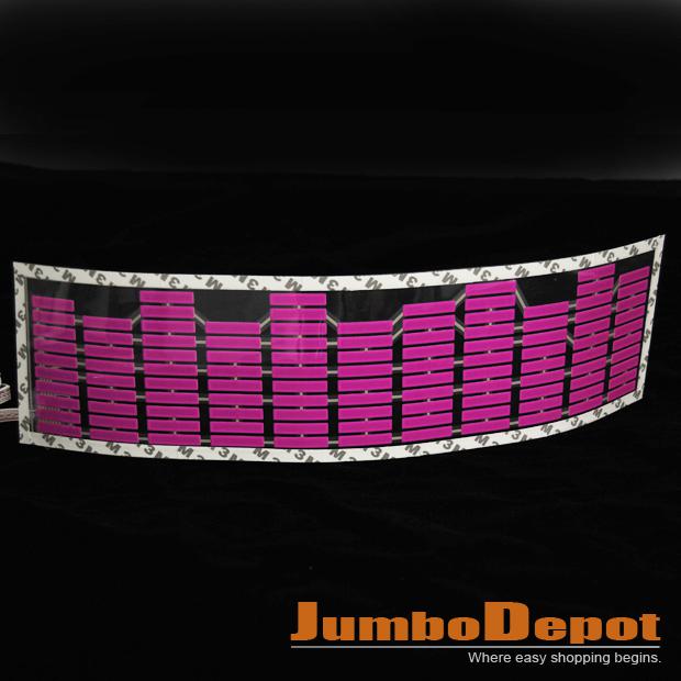 Hot music rhythm led flash lamp sticker sound set decorative dark pink equalizer