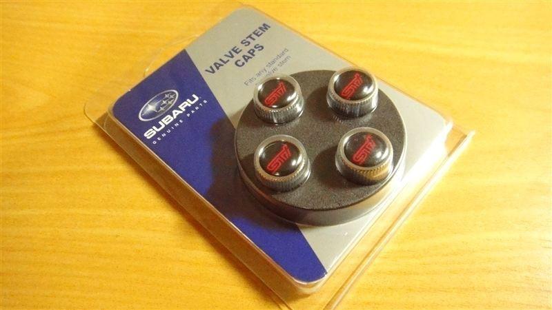 Subaru new set of subaru impreza sti valve stem caps