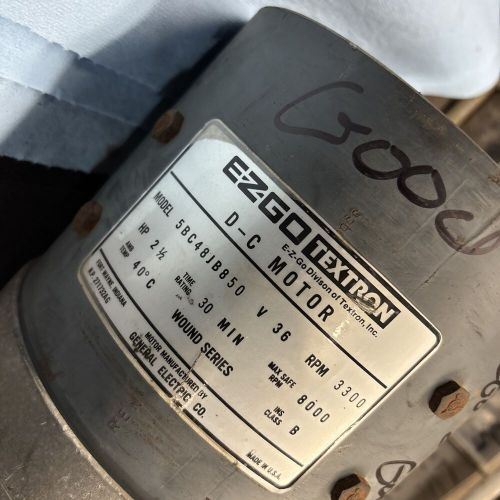 1990’s ezgo golf cart 36v  2 hp electric motor good #14