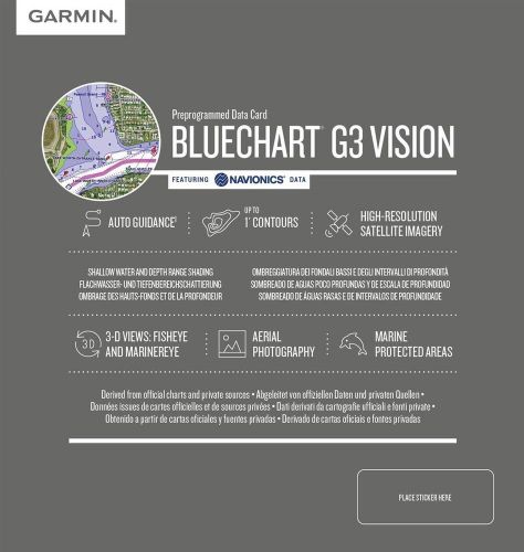Garmin Marine Cartography 010-C0702-00 BlueChart G3 Vision, US $472.21, image 2