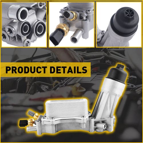Aluminum Engine Oil Filter Housing Fits 2011-2016 Dodge Jeep Chrysler Ram3.6L, US $93.99, image 3