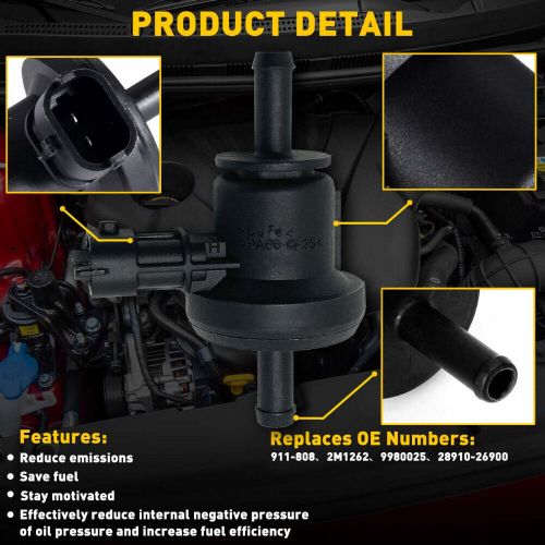 Vapor canister purge valve for 06-13 hyundai accent kia soul rio 2891026900