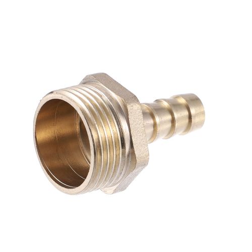 2 pcs 10mm 3/4" bsp male thread brass hose socket compression fittings