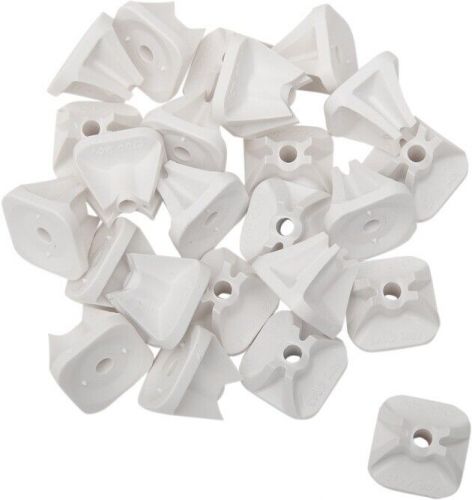 Stud boy pro super lite single backing plate 1ply/2ply white 5/16"-24 24-pack