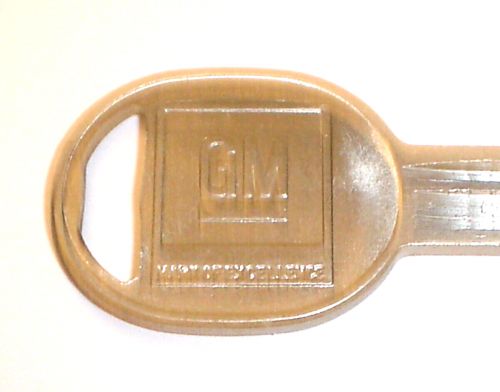 Vintage 1970's GM General Motors B Stamp Nickel Plated Brass Uncut Car Key Blank, US $5.99, image 4