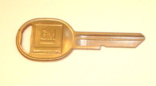 Vintage 1970's GM General Motors B Stamp Nickel Plated Brass Uncut Car Key Blank, US $5.99, image 7