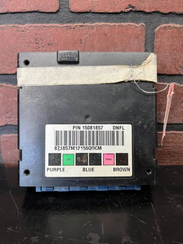 2002 Escalade BODY CONTROL MODULE BCU BCM OEM COMPUTER BOX TESTED DPFL, US $29.95, image 4