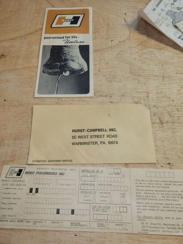 HURST 3 SPEED SHIFTER/ 53-64 Chevy, 58-63 Pontiac #290681, 1955, 1956, 1957, US $225.00, image 6