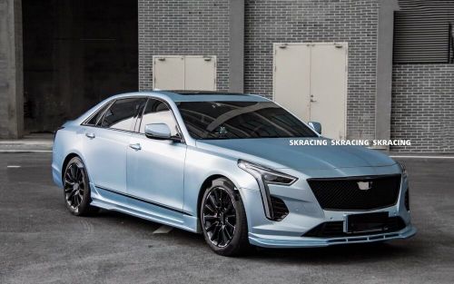 Gloss Black Front Bumper Mesh Grille+Center Frame Trim Fits 2019-20 Cadillac CT6, US $299.00, image 9