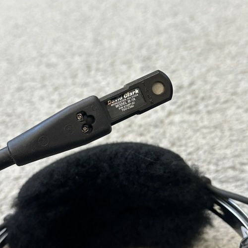 Vintage david clark h10 aviation pilot headset