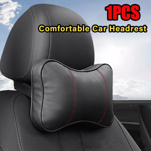 Breathable Car Neck Pillows Headrest with Perforated Cortex Skin Black, US $18.50, image 21