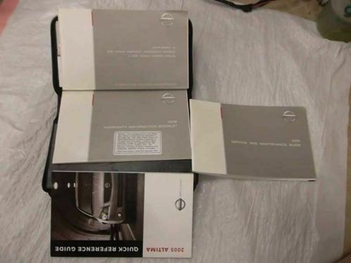 Nissan ALTIMA 2005 Owners Manual, US $16.33, image 5