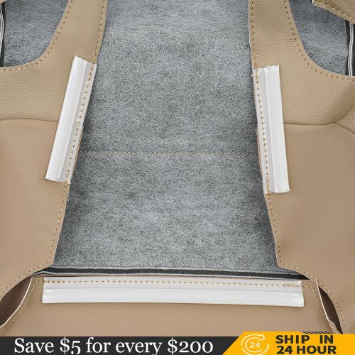 For 2000-2004 Toyota Tundra Sequoia Driver Passenger Leather Seat Cover Tan/Grey, US $74.40, image 5