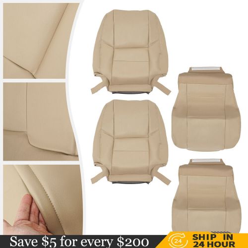 For 2000-2004 Toyota Tundra Sequoia Driver Passenger Leather Seat Cover Tan/Grey, US $74.40, image 23