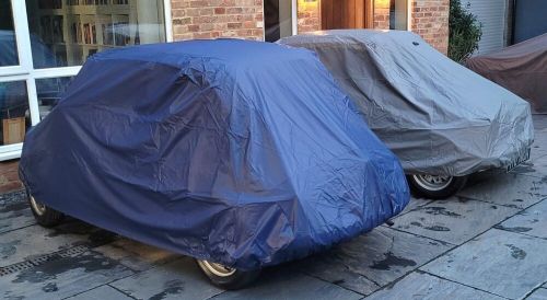 Classic Fiat 600 Outdoor Waterproof Car Cover Full Protection Grey Made in Italy, US $, image 2