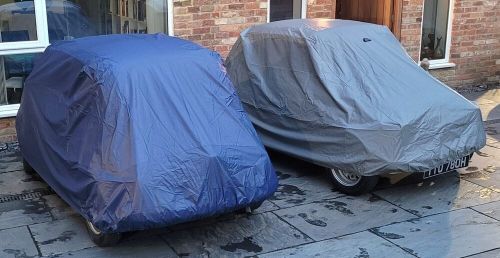 Classic Fiat 600 Outdoor Waterproof Car Cover Full Protection Grey Made in Italy, US $, image 4