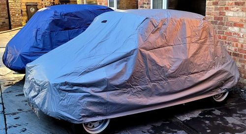 Classic Fiat 600 Outdoor Waterproof Car Cover Full Protection Grey Made in Italy, US $, image 5