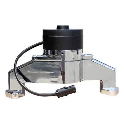 Proform water pump electric 35 gpm aluminum chrome chevy bb includes hose 68230c