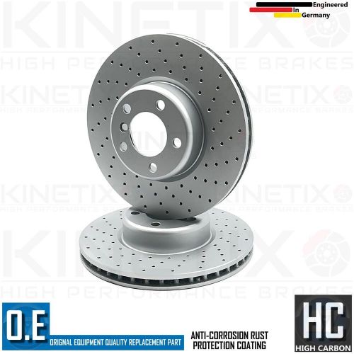 FOR BMW 335i 340i F30 F31 F34 DRILLED FRONT BRAKE DISCS MINTEX RACING PADS 340mm, US $, image 6