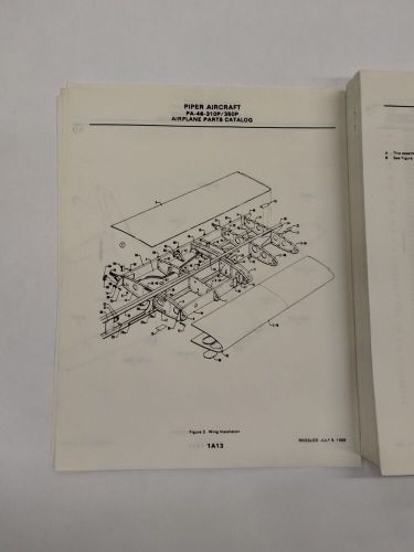 Piper PA-46-310/350P Malibu Airplane Parts Catalog Part No. 761-782-Copy, US $39.95, image 3