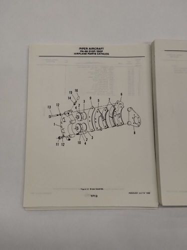Piper PA-46-310/350P Malibu Airplane Parts Catalog Part No. 761-782-Copy, US $39.95, image 9