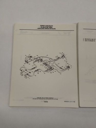 Piper PA-46-310/350P Malibu Airplane Parts Catalog Part No. 761-782-Copy, US $39.95, image 10