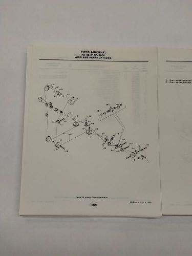 Piper PA-46-310/350P Malibu Airplane Parts Catalog Part No. 761-782-Copy, US $39.95, image 11
