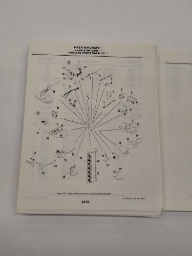 Piper PA-46-310/350P Malibu Airplane Parts Catalog Part No. 761-782-Copy, US $39.95, image 16