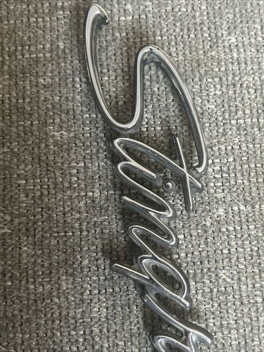 GM Corvette 1969-1976 Stingray Chrome Metal Script Emblem (old stock) **, US $35.00, image 2