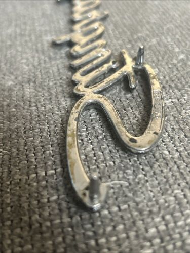 GM Corvette 1969-1976 Stingray Chrome Metal Script Emblem (old stock) **, US $35.00, image 6