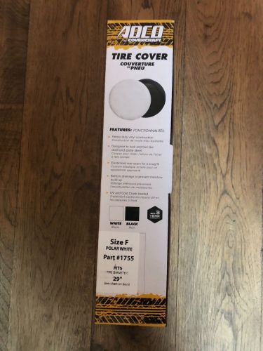 ADCO 1755 Polar White Vinyl Tire Cover F - Fits 29" Diameter Wheel, US $21.00, image 2
