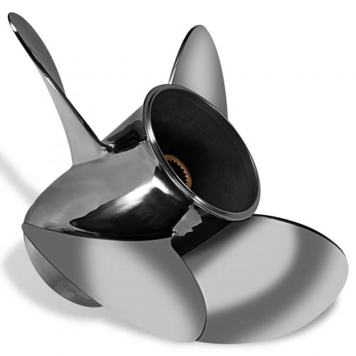 14 x 21 Stainless Steel Outboard Boat Prop for Mercury 135-300HP 15 Spline,RH, US $393.89, image 4