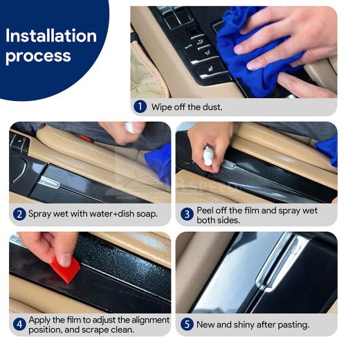 Interior precut paint protection film ppf tpu for jeep grand cherokee 2021-2024