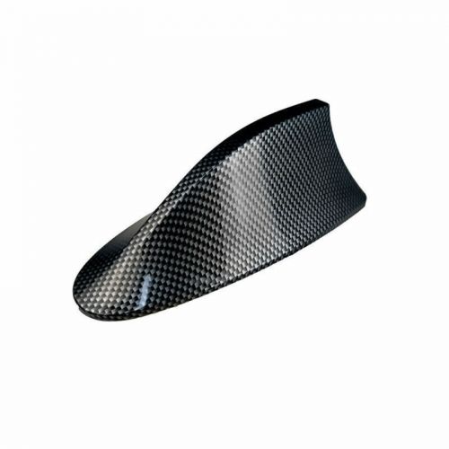 Carbon fiber shark fin car roof antenna radio fm am signal aerial accessories