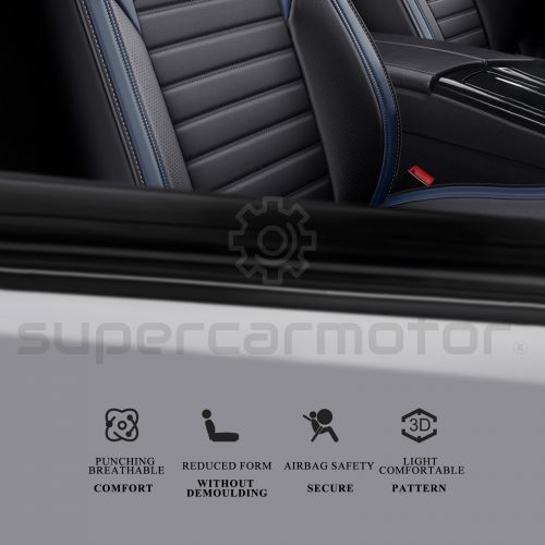 Full Set 5-seat Covers Leather Pad Front Rear Red Cushion For Mercedes-benz Car, US $75.99, image 7