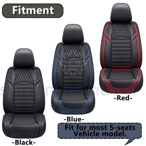 Full Set 5-seat Covers Leather Pad Front Rear Red Cushion For Mercedes-benz Car, US $75.99, image 14