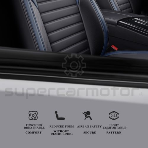 Full Set 5-seat Covers Leather Pad Front Rear Red Cushion For Mercedes-benz Car, US $75.99, image 19