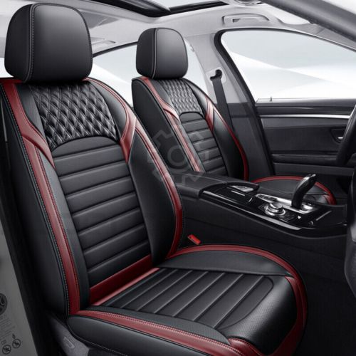 Full Set 5-seat Covers Leather Pad Front Rear Red Cushion For Mercedes-benz Car, US $75.99, image 24
