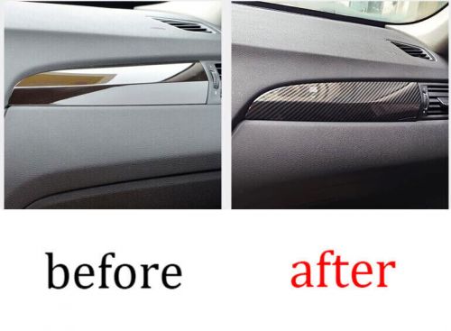 Dashboard Co-Pilot Strip Cover Trim For BMW X3 F25 X4 F26 2011-2017 Carbon Fiber, US $71.17, image 2