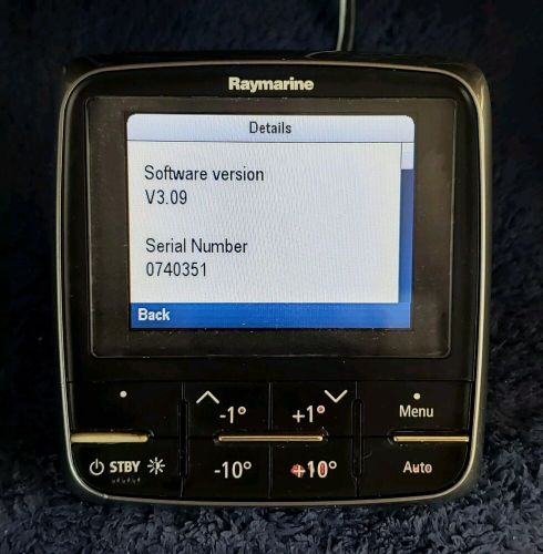 Raymarine p70 SeaTalk NG Auto Pilot Control Head W/ Cover E22166, US $328.50, image 3