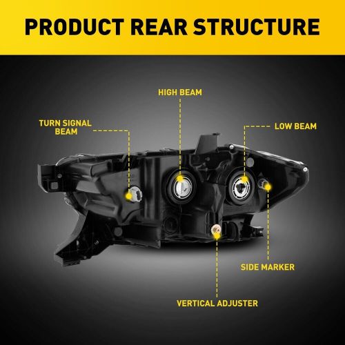 Projector Headlamps Headlight For 2016-22 Toyota Tacoma SR/SR5 w/o LED DRL, US $129.99, image 2