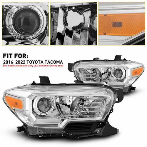 Projector Headlamps Headlight For 2016-22 Toyota Tacoma SR/SR5 w/o LED DRL, US $129.99, image 13