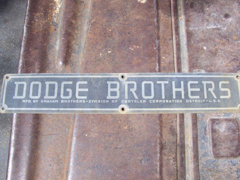 33 34 35  dodge brothers truck hood side emblem ornament hot rat street rod 36 