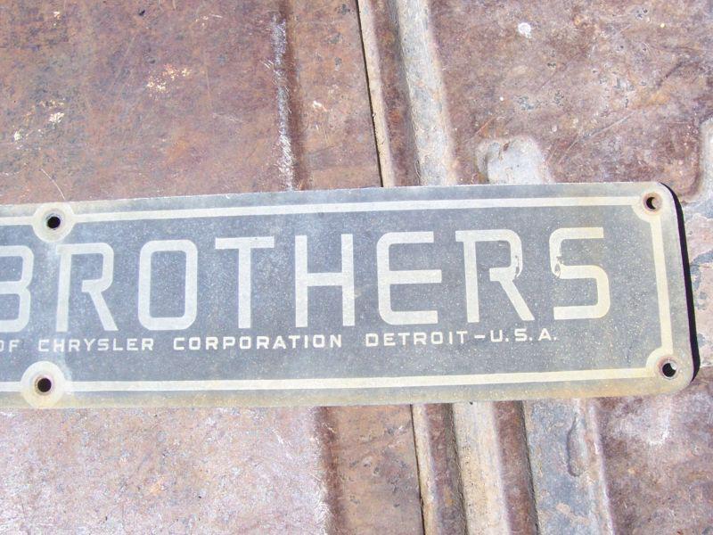 33 34 35 DODGE BROTHERS TRUCK HOOD SIDE EMBLEM ORNAMENT HOT RAT STREET ROD 36 , US $49.00, image 3