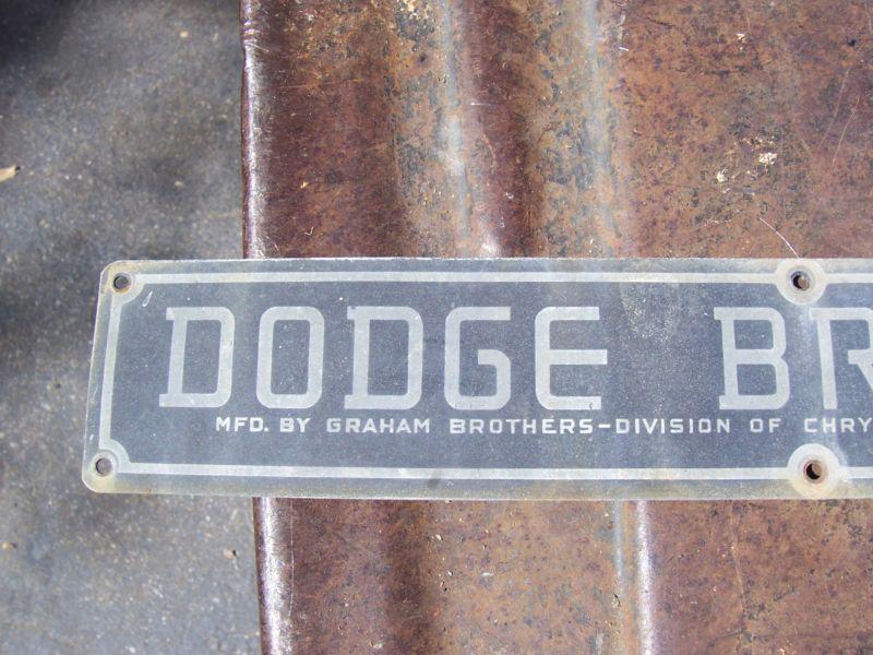 33 34 35 DODGE BROTHERS TRUCK HOOD SIDE EMBLEM ORNAMENT HOT RAT STREET ROD 36 , US $49.00, image 4