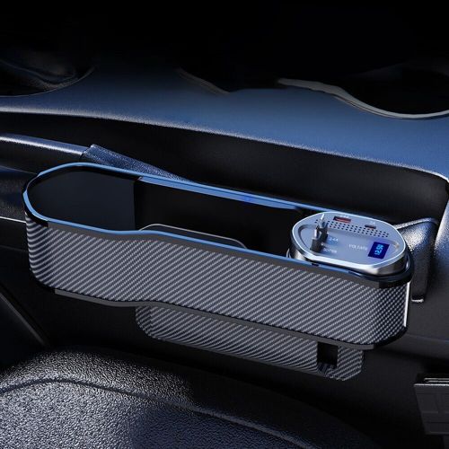 Car Storage Box Console Side Pocket Organizer Charger Wireless Charger Cable, US $75.31, image 3