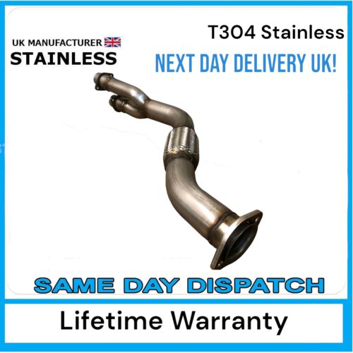 BMW 525/530d E39 Downpipe T304 Stainless Steel Exhaust, US $, image 9