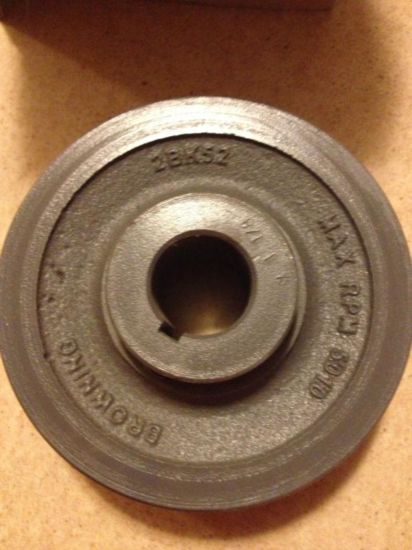 2bk52x1 1/8 (103363) -- browning -- 2 groove, cast iron, finished bore sheave
