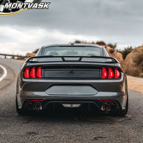 Rear Trunk Spoiler Wing Glossy Black Fit For 15-2020 Ford Mustang S550 GT Style, US $65.84, image 12